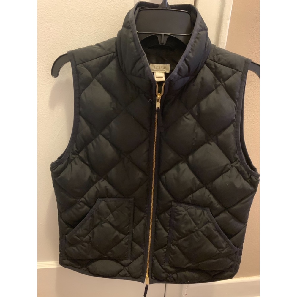 Jcrew quilted puffer vest